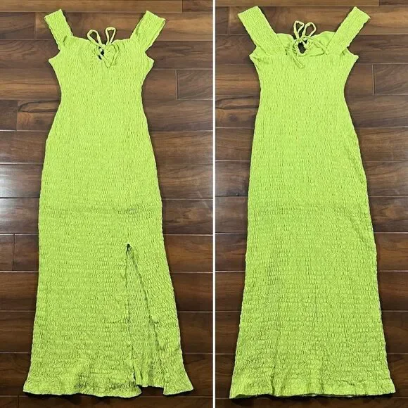 lime green free people dress Free People 